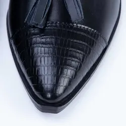 کفش مجلسی زنانه چرم دیمواستایل (کد 301)