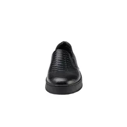 کفش تخت دخترانه مشکی چرم (704)