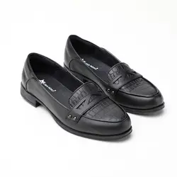 کفش کالج زنانه چرم دیمواستایل مدل 222