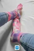 جوراب نایک پنبه ای تای دای ابر و بادی