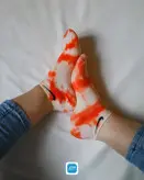 جوراب نایک آبرنگی مچی نارنجی