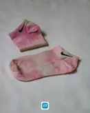 جوراب نایک آبرنگی مچی صورتی