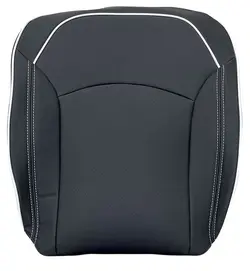 روکش صندلی 207 جنس چرم کربن خط سفید