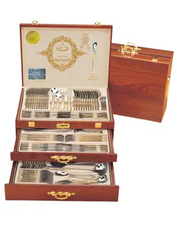 سرویس قاشق چنگال ۱۲۸تیکه عرشیا آلمان مدل TM110S -1183
