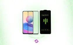 گلس شیشه ای تمام صفحه و فول چسب  کاکتوس موبایلxiaomi note 10