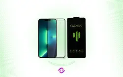 گلس شیشه ای تمام صفحه و فول چسب  کاکتوس موبایل IPHONE 13PRO MAX