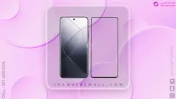 گلس شیشه ای تمام صفحه و فول چسب گوشی شیائومی مدل  xiaomi 14 pro برند ردلیبل