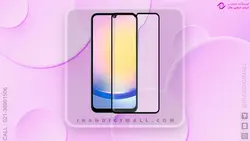 گلس شیشه ای تمام صفحه و فول چسب گوشی سامسونگ مدل Samsung A25 برند ردلیبل