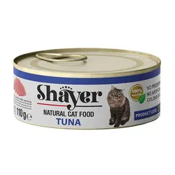 کنسرو غذای گربه شایر مدل Tuna وزن 110 گرم