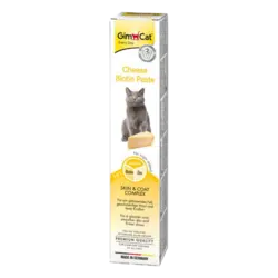 خمیر مالت گربه بیوتین جیم کت با طعم پنیر GimCat Cheese Biotin Paste وزن 50 گرم