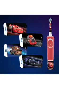 مسواک برقی بچگانه Oral-B مدل D100 طرح ماشینها