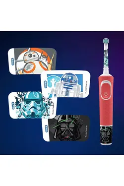 مسواک برقی بچگانه Oral-B مدل D100 طرح جنگ ستارگان۲