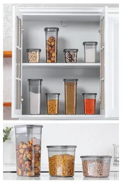 ظروف نگهداری حبوبات ۲۴ تکه Kitchen Life کد 08496