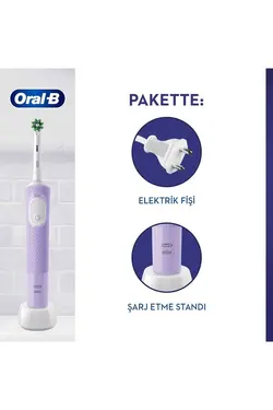 مسواک برقی Oral-B مدل Vitality Pro رنگ یاسی