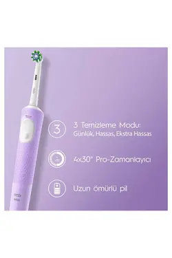 مسواک برقی Oral-B مدل Vitality Pro رنگ یاسی