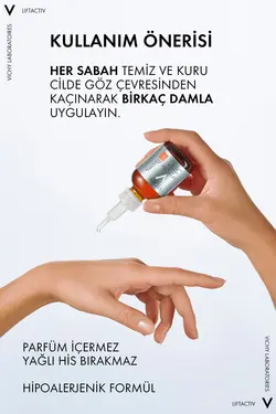 سرم آنتی اکسیدان روشن کننده ویشی مدل Liftactiv مقدار ۲۰ میلی