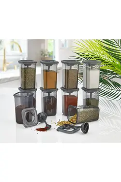 ست ۱۲ تکه ظروف نگهدارنده قاشق دار Kitchen Life کد MCH009743