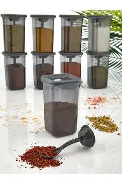 ست ۱۲ تکه ظروف نگهدارنده قاشق دار Kitchen Life کد MCH009743