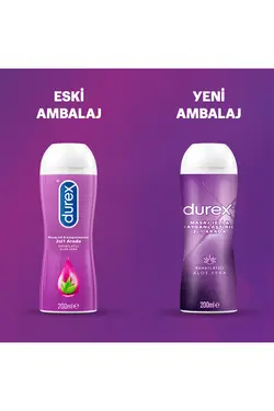 ژل روان کننده آلوئه ورا Durex حجم ۲۰۰ میلی لیتر