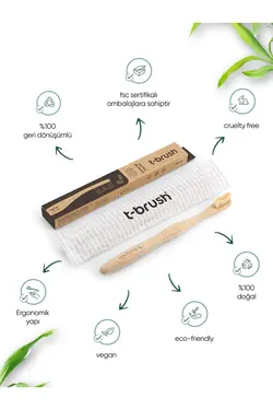 مسواک گیاهی بامبو TBRUSH مدل نرمال