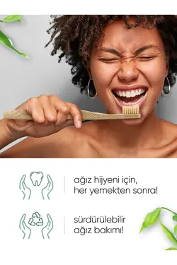 مسواک گیاهی بامبو TBRUSH مدل نرمال