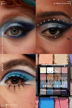 پالت سایه چشم NYX مدل Ultimate Vintage Jean Baby