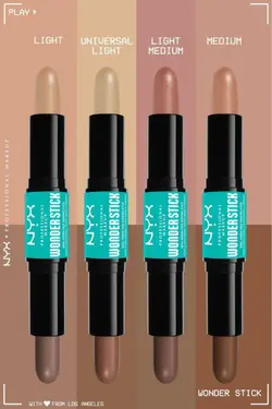کانتور و هایلایتر NYX مدل Wonder Stick رنگ Medium