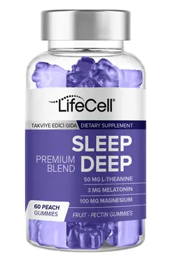 پاستیل خواب Lifecell بسته ۶۰ عددی