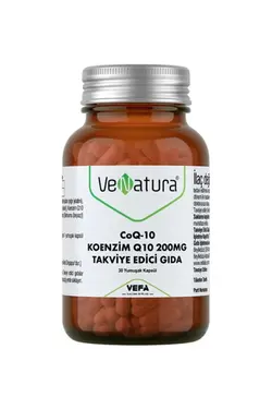 قرص کوآنزیم CoQ-10 مقدار ۲۰۰ میلی گرم Venatura – بسته ۳۰ عددی