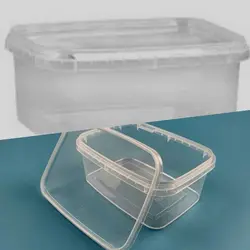 ظرف یکبار مصرف ماکروویوی ۲۰۰۰ سی سی (طب)(کارتن ۱۰۰ تایی)