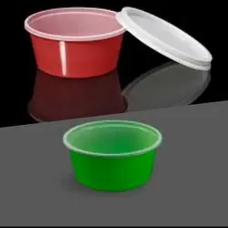 ظرف خورشتی رنگی با درب یکبار مصرف (بسته ۵۰۰ عددی )