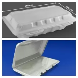 ظرف فوم یکبار مصرف ۱/۵ پرسی (بسته ۳۰۰ تایی)