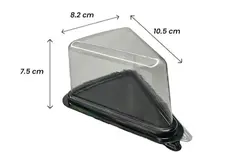 دیس تخت تک نفره شفاف یکبار مصرف (بسته ۲۵۰ تایی)