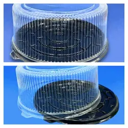 ظرف حمل کیک یکبار مصرف سایز بزرگ (صنایع خوزستان)(کارتن ۷۰ تایی)