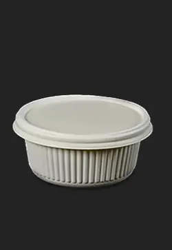 ظرف خورشتی۳۰۰ گیاهی یکبار مصرف (املون) (کارتن ۱۵۰۰ عدد)