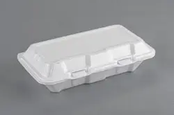 ظرف یکبار مصرف مدل دیس فوم کوچک سایز ۱۸×۱۴ (دیس جگر)(بسته ۸۰۰ تایی)