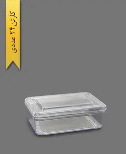 ظرف یکبار مصرف بسته بندی مدل ایدا ۵۰۰ گرمی(بسته ۲۴ تایی)