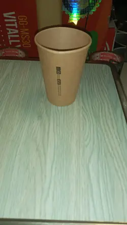 لیوان دو جداره کاغذی با درب سایز ۳۶۰ (بسته ۵۰ عددی)