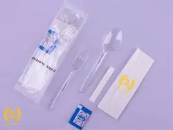 پک ساده قاشق چنگال یکبار مصرف (کارتن ۱۰۰۰ تایی)