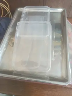 ظرف ماکروویوی یکبار مصرف ۵۰۰ سی سی با درب (hp) (بسته ۶۰۰ تایی)