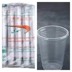 لیوان یکبار مصرف بسته ۵۰۰ تایی(احدی)وزن ۶۰۰ گرمی