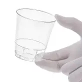 لیوان یکبار مصرف الماس( طب پلاستیک ) (کارتن ۵۰۰ عددی)