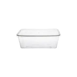 ظرف یکبار مصرف ماکروویوی سایز ۷۵۰ سی سی با درب (hp)(بسته 600تایی)