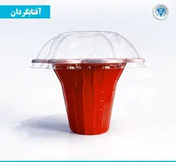 ظرف افتابگردان یکبار مصرف با درب (کارتن ۱۰۰ تایی)
