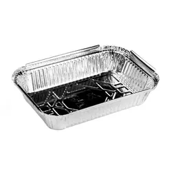 ظرف الومینیوم یکبار مصرف سایز تک پرس (بسته ۱۰۰ تایی)