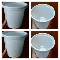 سطل ماستی یکبار مصرف سایز۹۰۰ سی سی بدون در شیری(احدی) (بسته ۲۵۰ تایی)