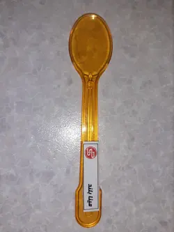 قاشق بستنی یکبار مصرف مینا بلند رنگی(سروش)(کیسه ۱۰ کیلو)