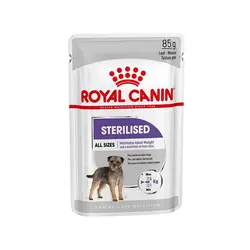 غذای پوچ سگ عقیم شده استریلایزد رویال کنین (Royal Canin Dog Sterilised Pouch) وزن 85گرم