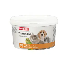 پودر مکمل استخوان با ویتامین ویژه سگ و گربه بیفار (Beaphar Vitamin Cal) وزن 250 گرم