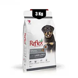 غذای خشک سگ پاپی رفلکس طعم بره و برنج (Reflex Puppy Food with Lamb & Rice) وزن 3 کیلوگرم